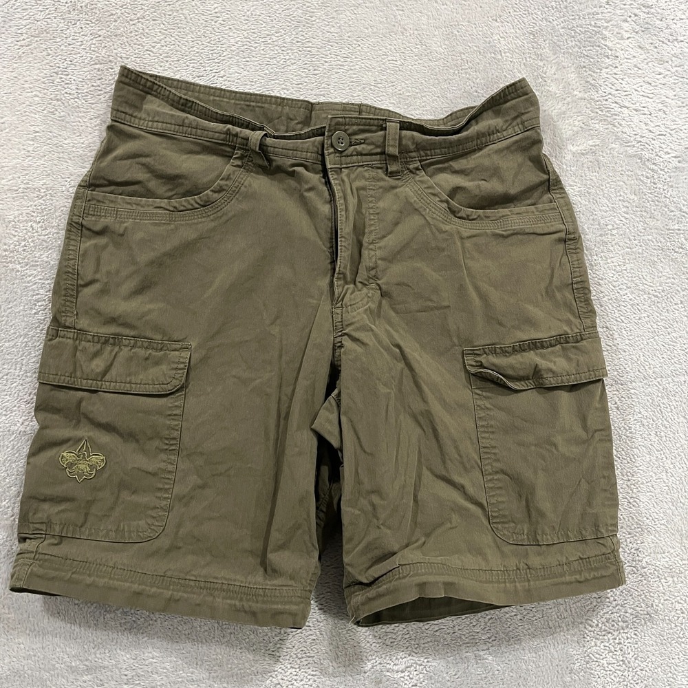 Boy Scouts of America Cargo Shorts Men's 32 Uniform Classic Green
